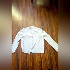 Juniors size large white sweater